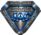 futuristic blue chrome shield logo